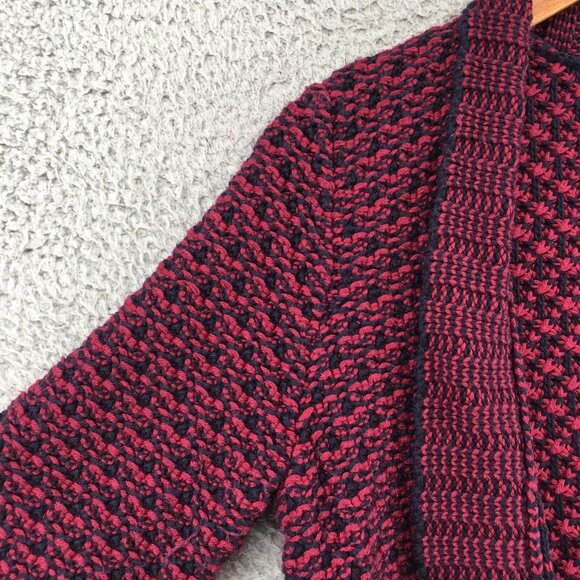 Talbots Open Front Cardigan Sweater Womens S Multicolor Wool Blend Long Sleeve - Picture 3 of 16